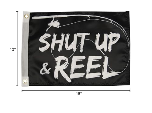 Shut Up & Reel TaylorMade Flag 12" x 18"