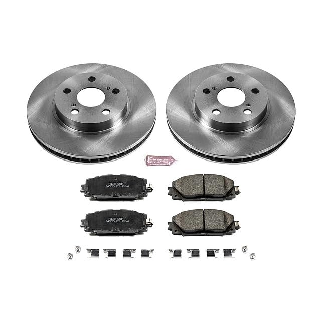Power Stop Autospecialty KOE5870 Front Replacement Brake Kit-OE Brake Rotors & Ceramic Brake Pads