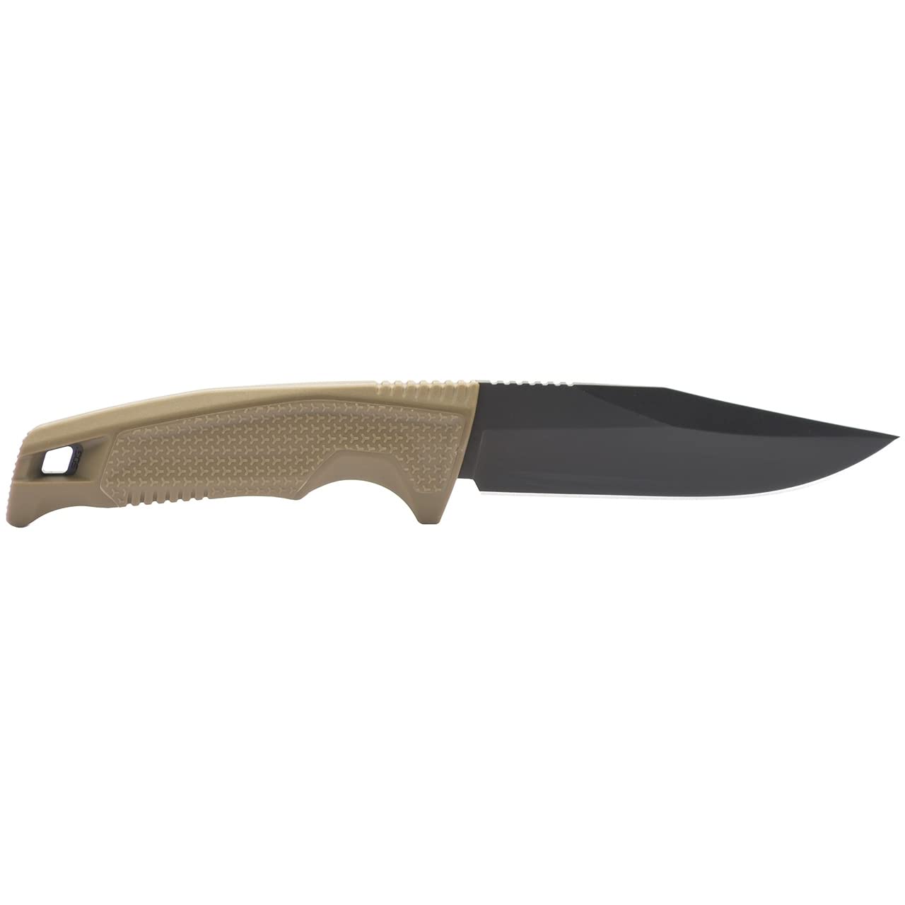 Recondo FX SOG Professional Fixed Blade Duty Knife | Straight Edge, Stainless Steel Blade, Overmolded Rubberized Grip, FDE