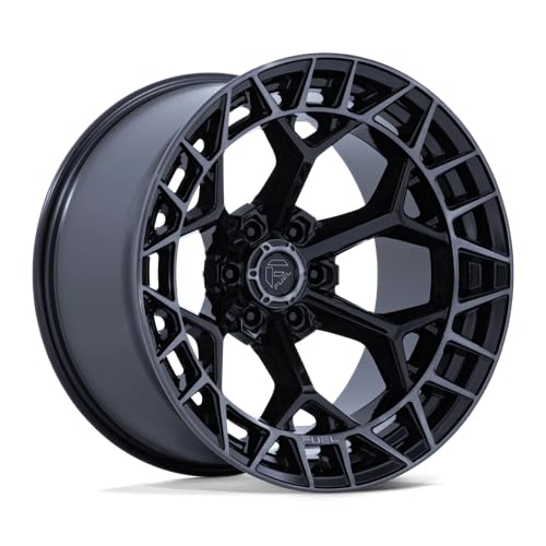 FC873 CHARGER FUEL OFF-ROAD 17X9 5X5.0 4.53-12mm GLOSS BLACK BRUSHED FACE DARK TINT - FC873BT17905012N