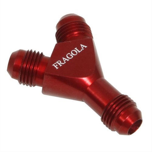 Y-Fitting Fragola -10AN Male All Red