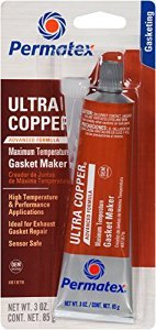 Ultra Copper Permatex 81878 3 Oz RTV Silicone Gasket Maker