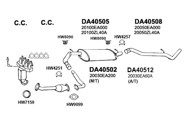 HW8090 Ansa - Exhaust Hanger