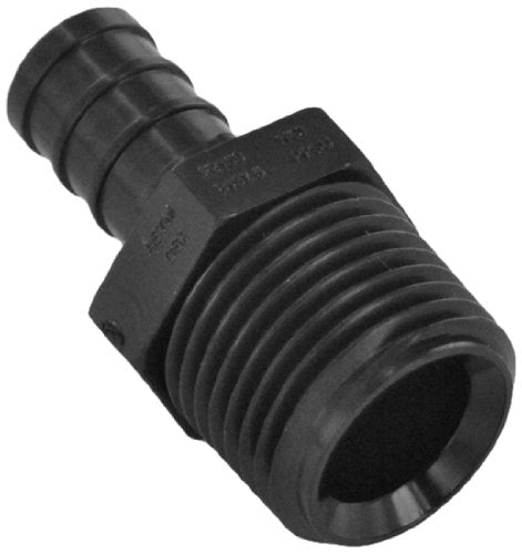 Plastic Male Adapter Ecopoly, 0.5" Size