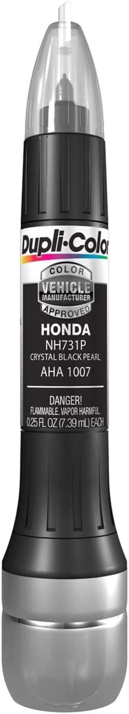 AHA1007 Dupli-Color Scratch Fix All-In-1 Exact-Match Automotive Touch-Up Paint – Honda Crystal Black Pearl – 0.25 oz. Paint Pen