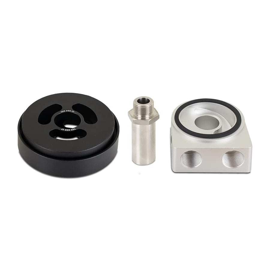 Mishimoto Non-Thermostatic Oil Sandwich Plate and Adapter, Compatible with 2013+ Subaru BRZ/Toyota 86 / Scion FRS