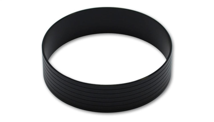 HD Aluminum Vibrant Union Sleeve for 2in OD Tubing - Hard Anodized Black