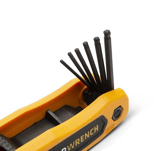17 Piece GEARWRENCH SAE/Metric Ball End Folding Hex Key Set - 83511