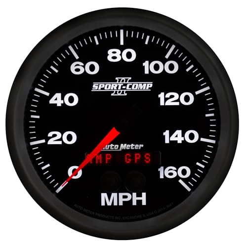 Auto Meter 3681 5" SPORT-COMP II GPS Speedometer (0-160 MPH)