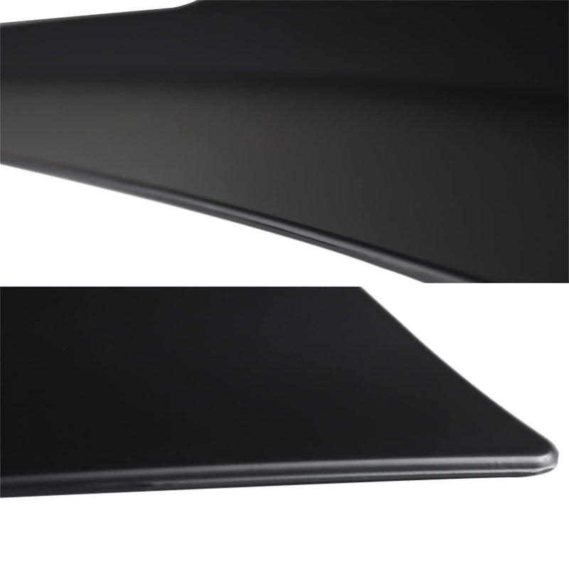 Spec-D Tuning MD Style Matte Black High Kick ABS Rear Trunk Spoiler Compatible with 2015-2022 Ford Mustang Models
