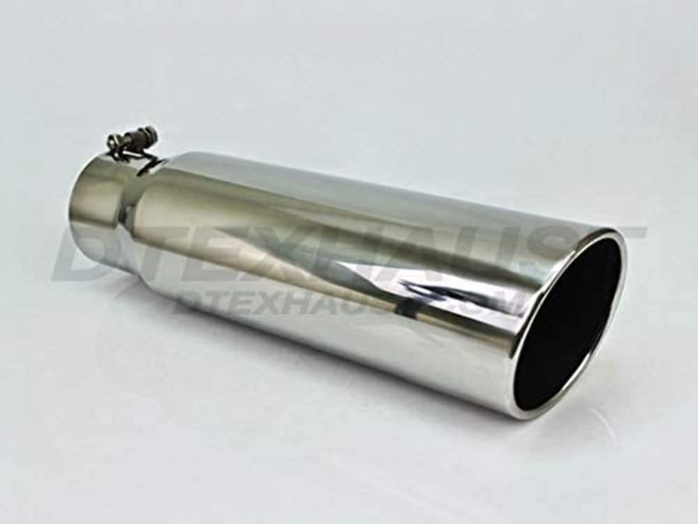 Bq9-506018Rsl Different Trends Bolt-On 6.00In Rolled Slant Diesel Exhaust Tips 5.00In Id/6.00In Od