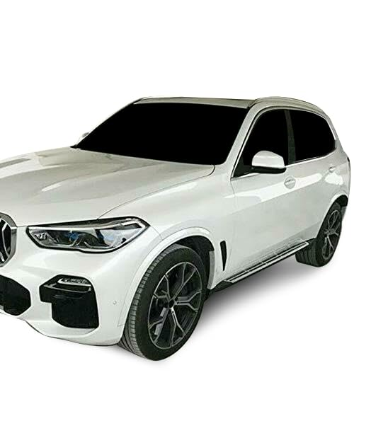 Aluminum Black Horse OEM Replica Running Boards Compatible with 2019-2024 BMW X5