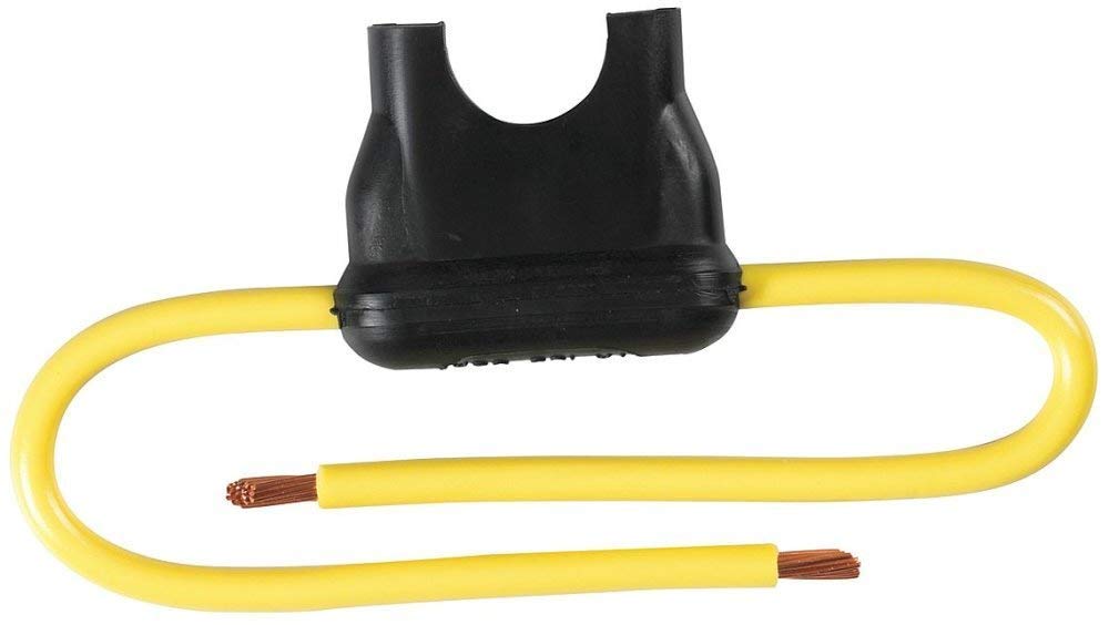 HHD Bussmann In-Line ATC Fuse Holder - 32V/30A - #12 Wire Leads, 1 Pack