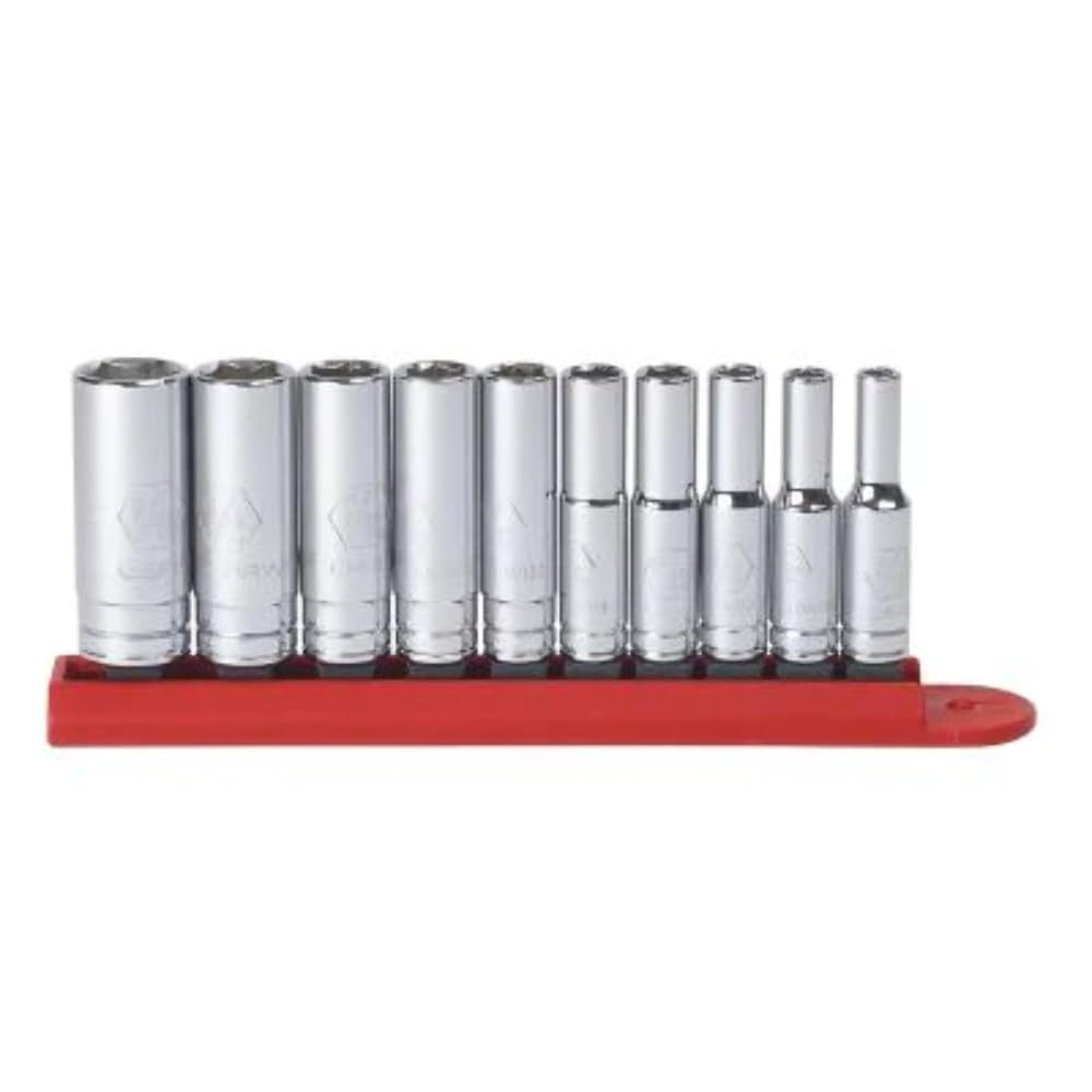DP SET SKT SAE 1/4DR 10PC 6PT