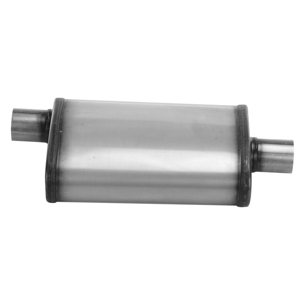 Cherry Bomb Salute Muffler - SA1225 Reversible Oval Body - H4" X W9" X L14" 20" OAL 2-1/4" O/C Muffler - Cherry Bomb Salute