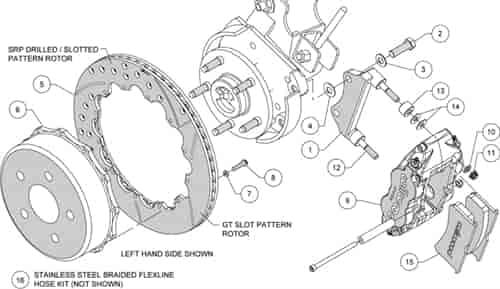 Rear FNSL4R Kit,14.00"