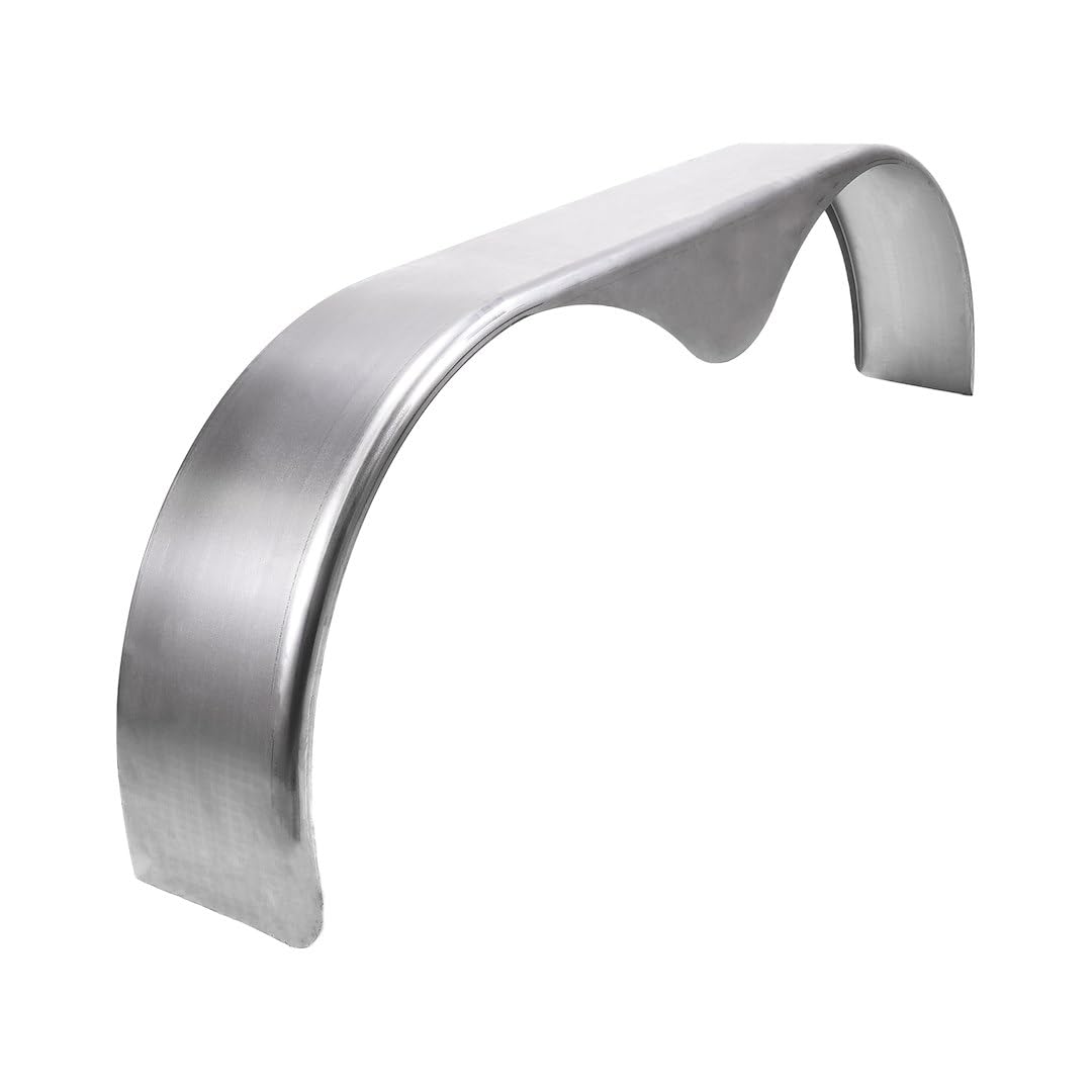 HUSKY F0011 TOWING 66 RND TANDEM FENDER W/TEAR 90 DEG, Two Wheel Teardrop Fits 14 and 15 Inch Wheels; 66 Inch Length x 9 Inch Width x 19-3/4 Inch Height;1 Inch Front Radius and 90 Degree Angle Back