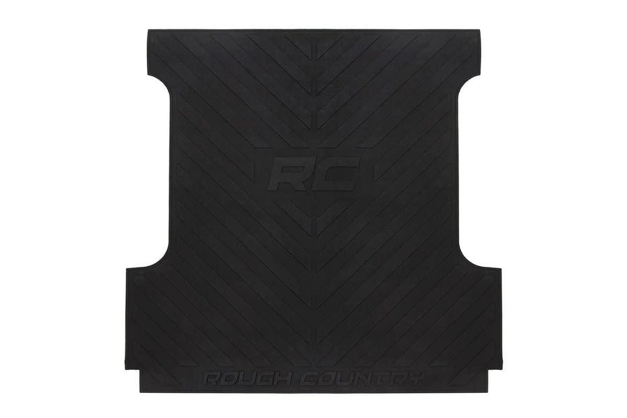 Rubber Bed Mat Rough Country for 2007-2018 Ram Truck | 5'5" Bed - RCM678,Black