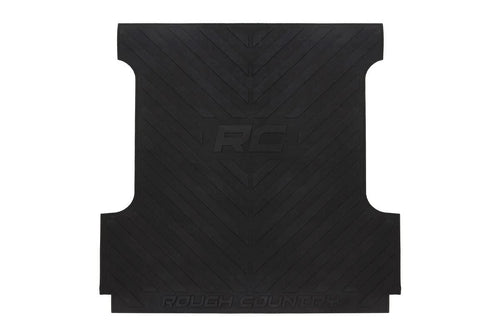 Rubber Bed Mat Rough Country for 2007-2018 Ram Truck | 5'5" Bed - RCM678,Black