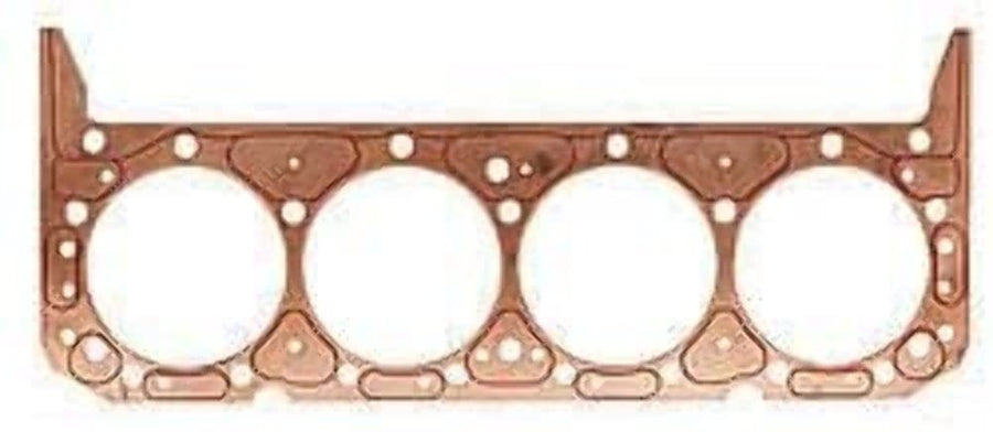 Cylinder Head Gasket, SCE Gaskets, ICS Titan, 4.060 in Bore, 0.040 in Compression Thickness, Copper, Driver Side, Small Block Ford, Each