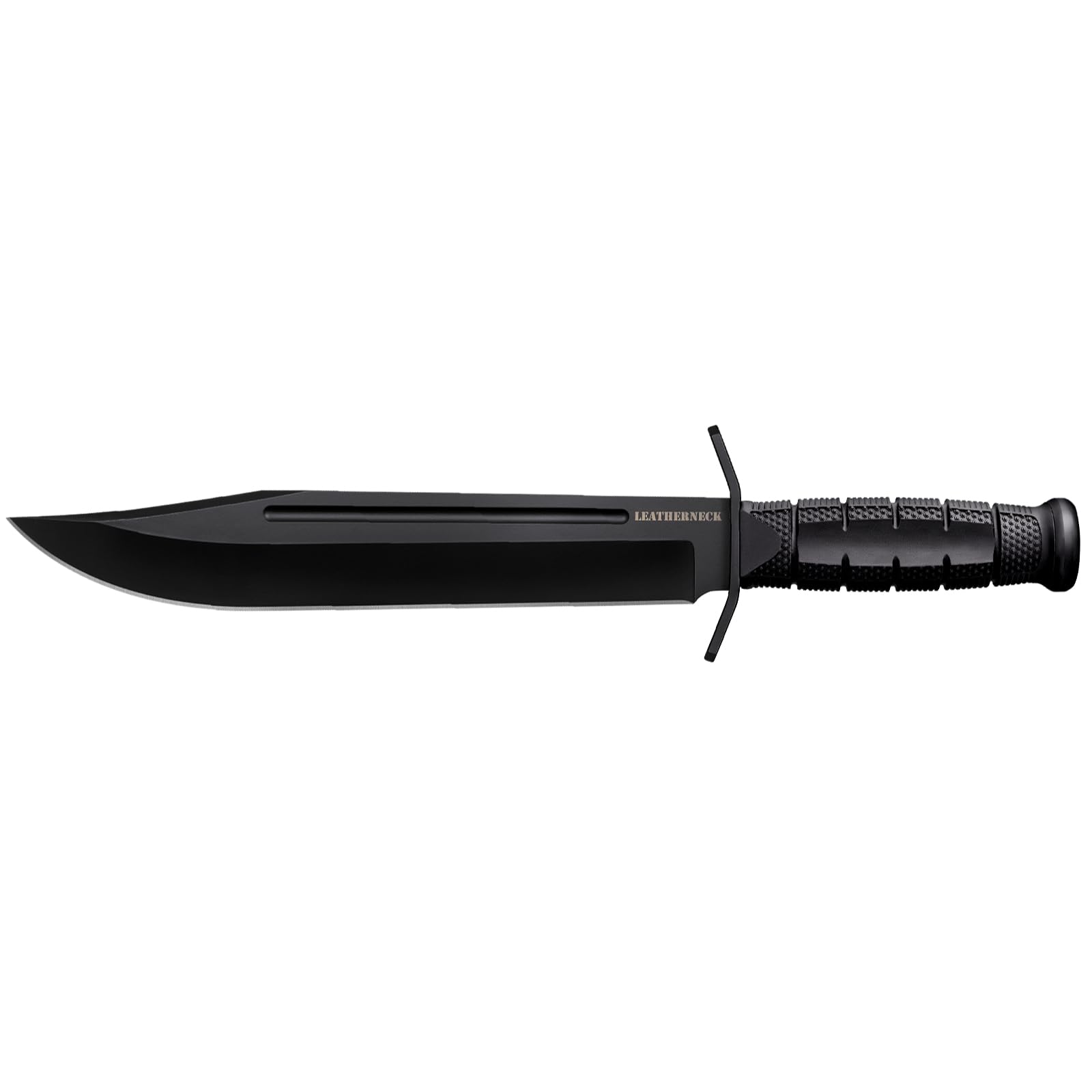 Leatherneck COLD STEEL Bowie 10.5" German D2 Razor-Sharp Blade 4.75" Kray-Ex Durable Handle Tactical Outdoor Fixed Blade Knife w/Secure-Ex Sheath