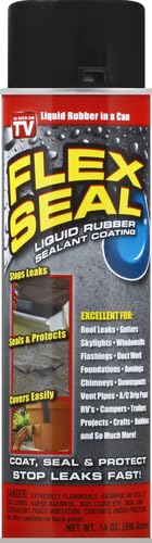 Satin Black Flex Seal Rubber Spray Sealant 14 oz. - Case of 6