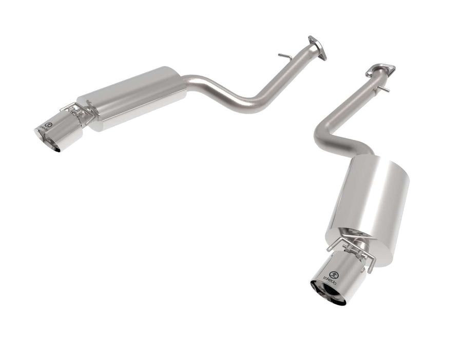 aFe Power 2-1/2 IN Takeda Stainless Steel Axle-Back Exhaust System w/Polish Tip Fit Lexus IS350 14-22 V6-3.5L 49-36060-P