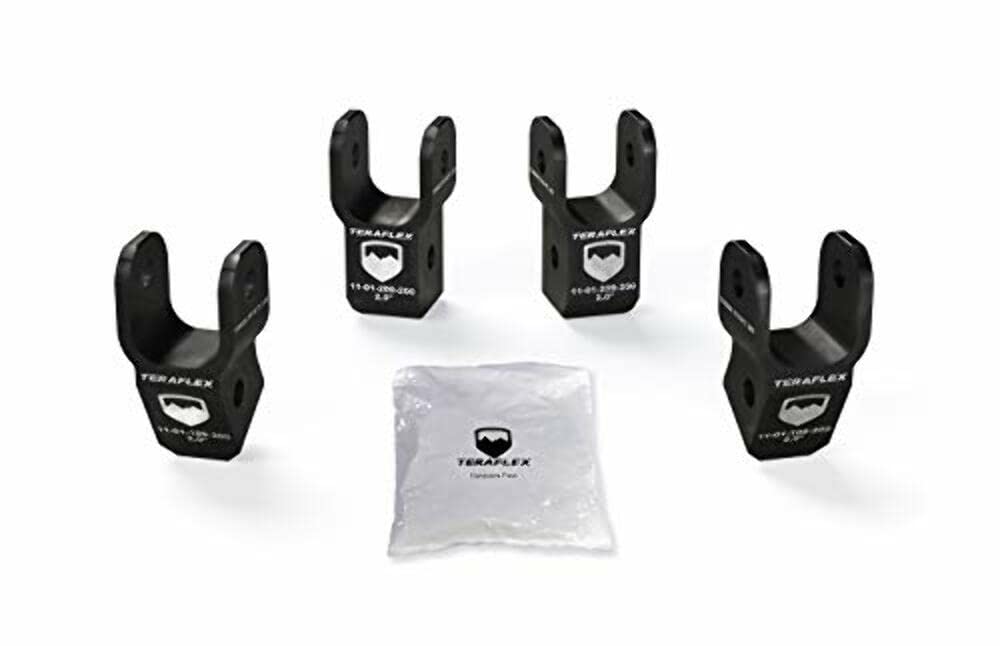 2" TeraFlex JL/JLU Wrangler Shock Extension, 1 Pack
