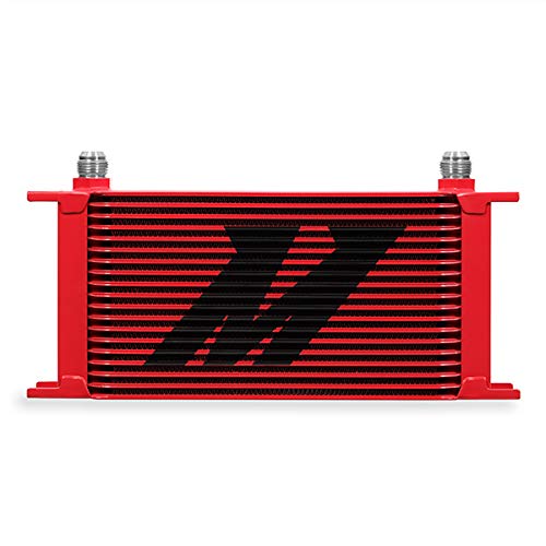 Mishimoto Universal 19 Row MMOC-19RD Oil Cooler, Red