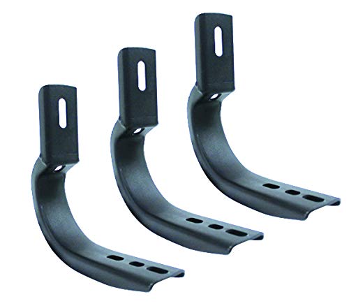 OE Xtreme Go Rhino Brackets | Mild Steel, Textured Black | 6844995 | Fits 2019-2024 Ram 1500 Crew Cab Pickup
