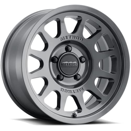 Method Race Wheels MR703 17x9 Bead Grip, 12mm Offset, 5x5, 71.5mm Centerbore, Gloss Titanium, MR70379050812N