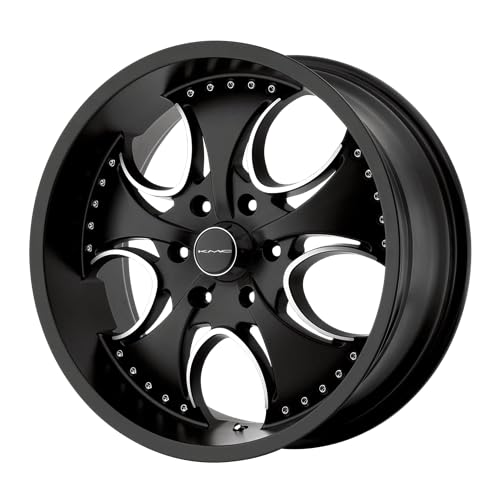Venom KMX Wheels KM7557 Matte Black Machined Wheel (24x9.5"/5x120.7mm)