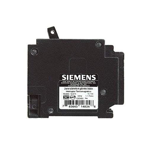 Siemens 15 Amp Dual Pole Q1515 Circuit Breaker