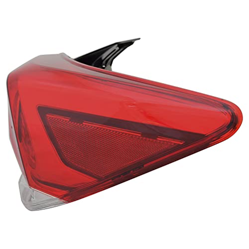 Right TYC Tail Light Assembly Compatible with 2020-2021 Subaru Crosstrek/Impreza