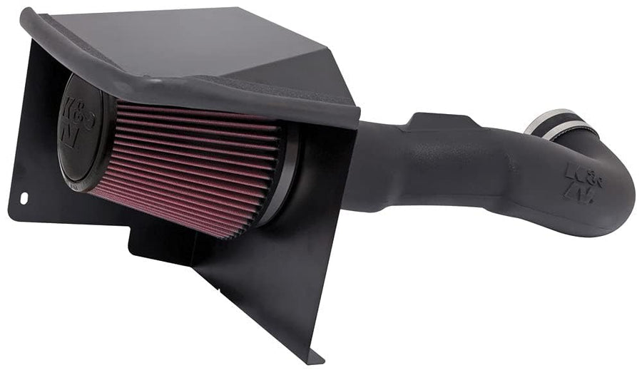 Cold Air Intake System K&N: High-Flow Air Filter, Increase Performance & Towing: Compatible with 2009-2014 Chevy/GMC/Cadillac Silverado, Suburban, Tahoe, Sierra, Yukon, Escalade, Avalanche, 57-3070