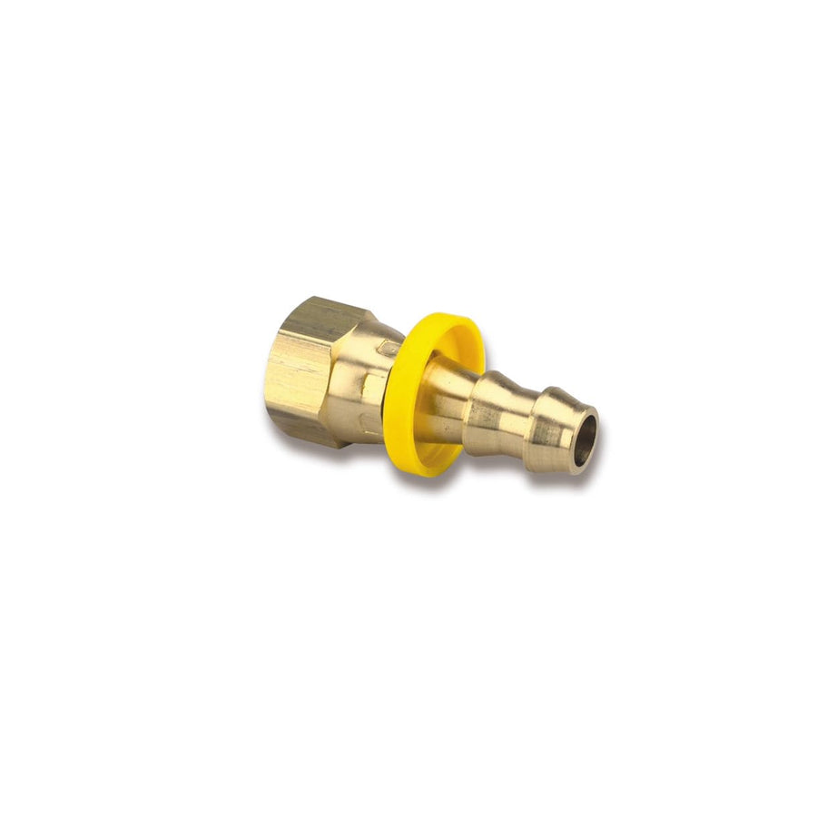 Fuel Fitting Holley EFI -6AN To 3/8" Hose Barb 9906-143