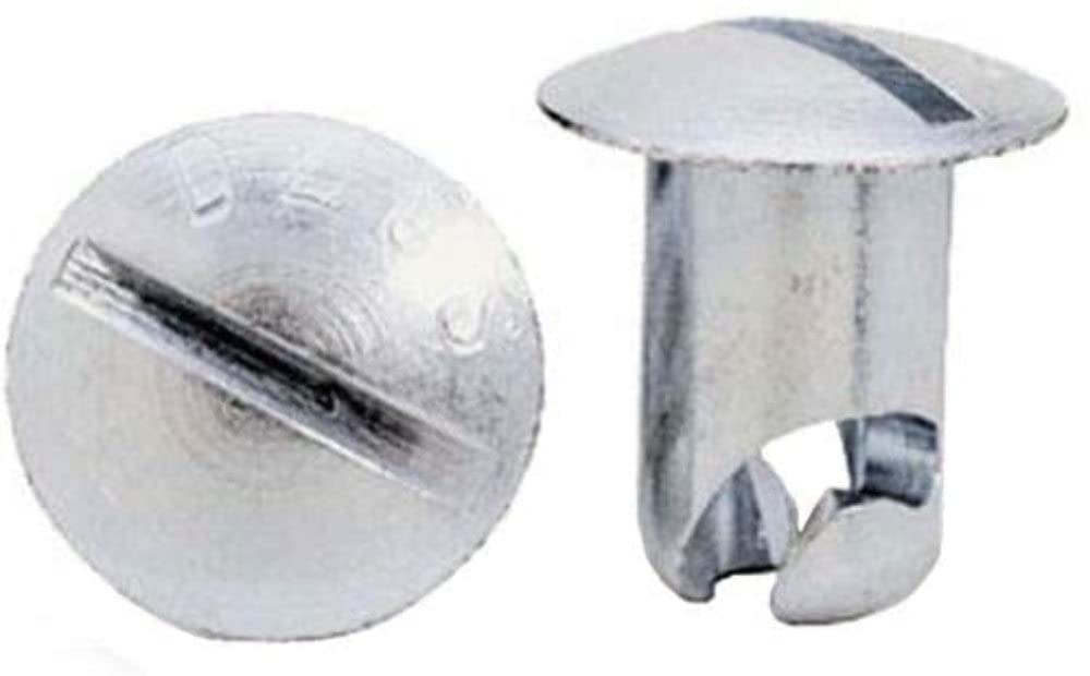 Moroso Oval Quick Fastener, 7/16" x .450, Steel, Silver