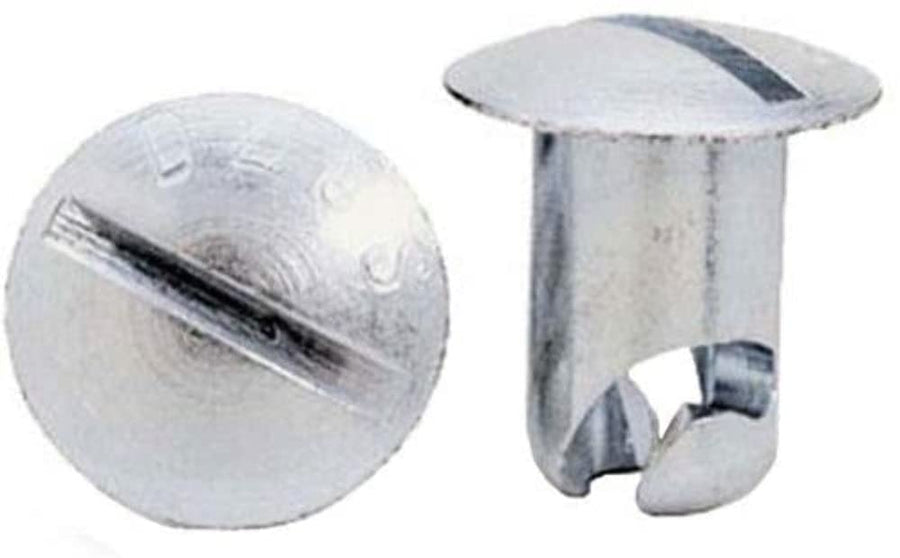 Moroso Oval Quick Fastener, 7/16" x .450, Steel, Silver