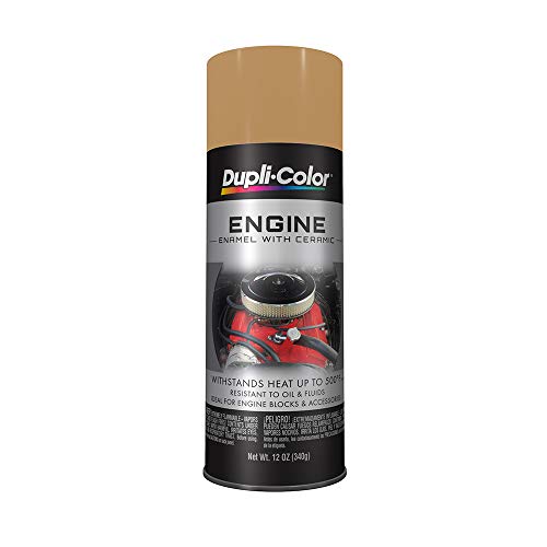Engine Enamel Spray Paint Dupli-Color with Ceramic - Cummins Beige - 12 oz Aerosol Can