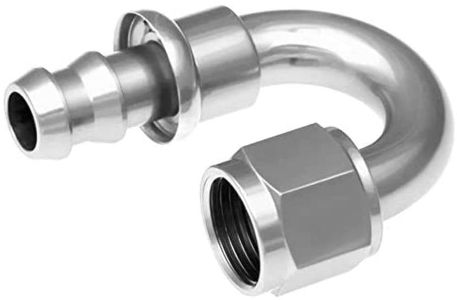 Performance Redhorse 2180-04-5 Push Lock Hose End (Clear), 1 Pack