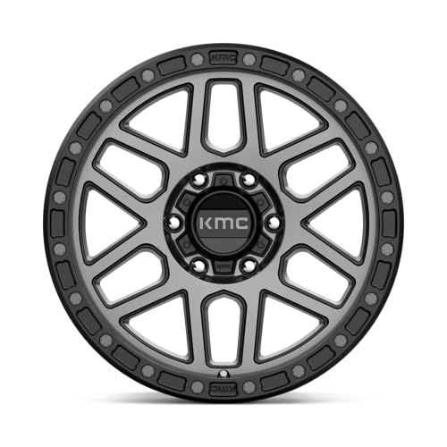 KMC Wheels 18X9 MESA 6X4.55.71 18mm SATIN BLACK WITH GRAY TINT - KM54489064418