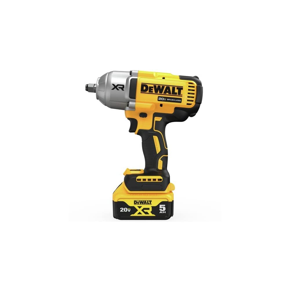 20V MAX XR DEWALT 1/2 in. High Torque Impact Wrench with Hog Ring Anvil Kit (DCF900P2)