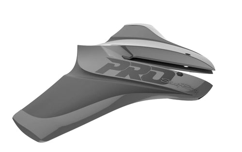 HYDROFOILS STINGRAY - Classic PRO Hydrofoils for 40-300 hp Boats (Grey) - Engine Stabilizer Fins for Outboard/Outdrive Motors - Made in The USA