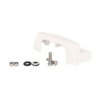 Replacement Hinge Cover & Hardware, Gravity Toilet Bone