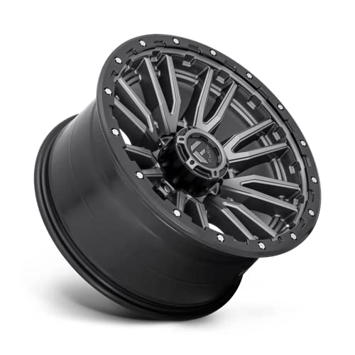 D680 REBEL FUEL OFF-ROAD 20X10, 8X180, 4.79, 18mm MATTE GUN METAL BLACK BEAD RING - D68020001847