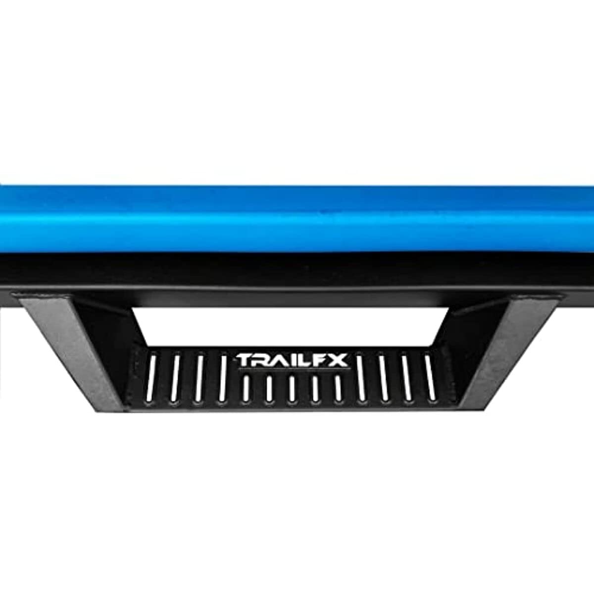 TrailFX Drop Down Nerf Bars Step Bars Ram 1500 Quad Cab Fits 2019-2025 Powder Coated Matte Black Steel Rocker Panel Mount with Installation Hardware TrailFX DHS017B