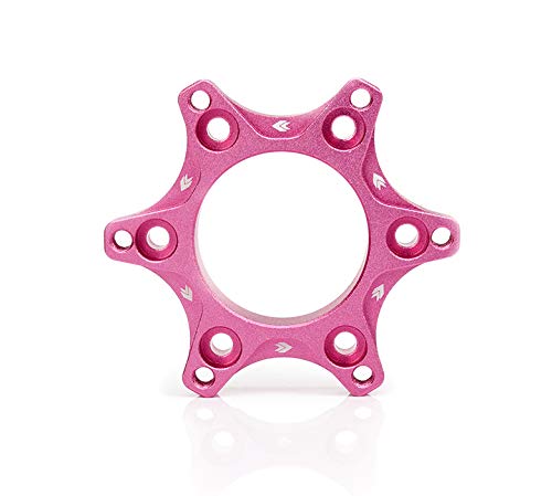 NRG Innovations Gaming Steering Wheel NRG-SRK-LOTH-PK Short Hub Adapter 6x70mm Bolt Patterns, Pink Body