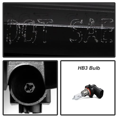 Dodge Charger 15-18 Spyder (POE) w/LED DRL Halogen Headlight - Low Beam-HB3(Not Included) ; High Beam-HB3(Not Included) - OE Left (No Side Logo)