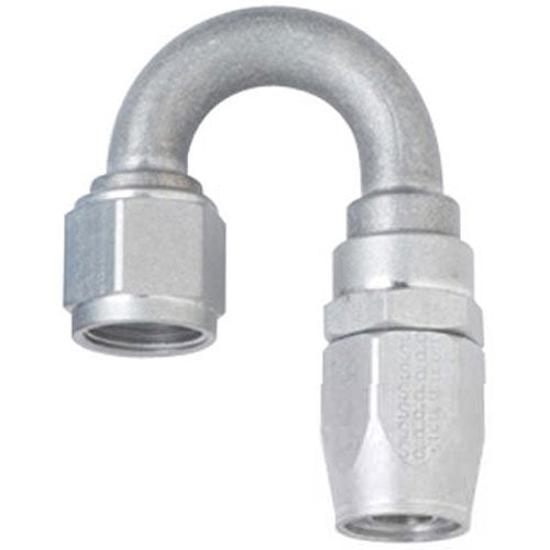 118006-CL Fragola Performance Systems #6 X 180 Power Flow Hose End Clear