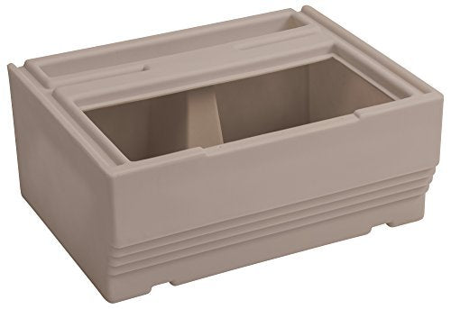Premier Series Wise BM1143-1B-1725 Pontoon 27-Inch Bench Base Only, Mocha Java